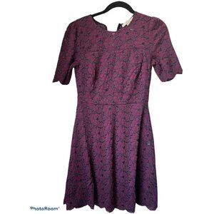 Lark & Ro Women's Purple Lace Dress Size 6 NWOT (sku9)